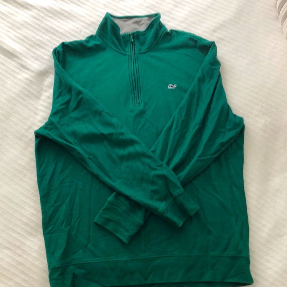 Vineyard Vines men’s large 1/4 zip pullover. 100% Pima cotton